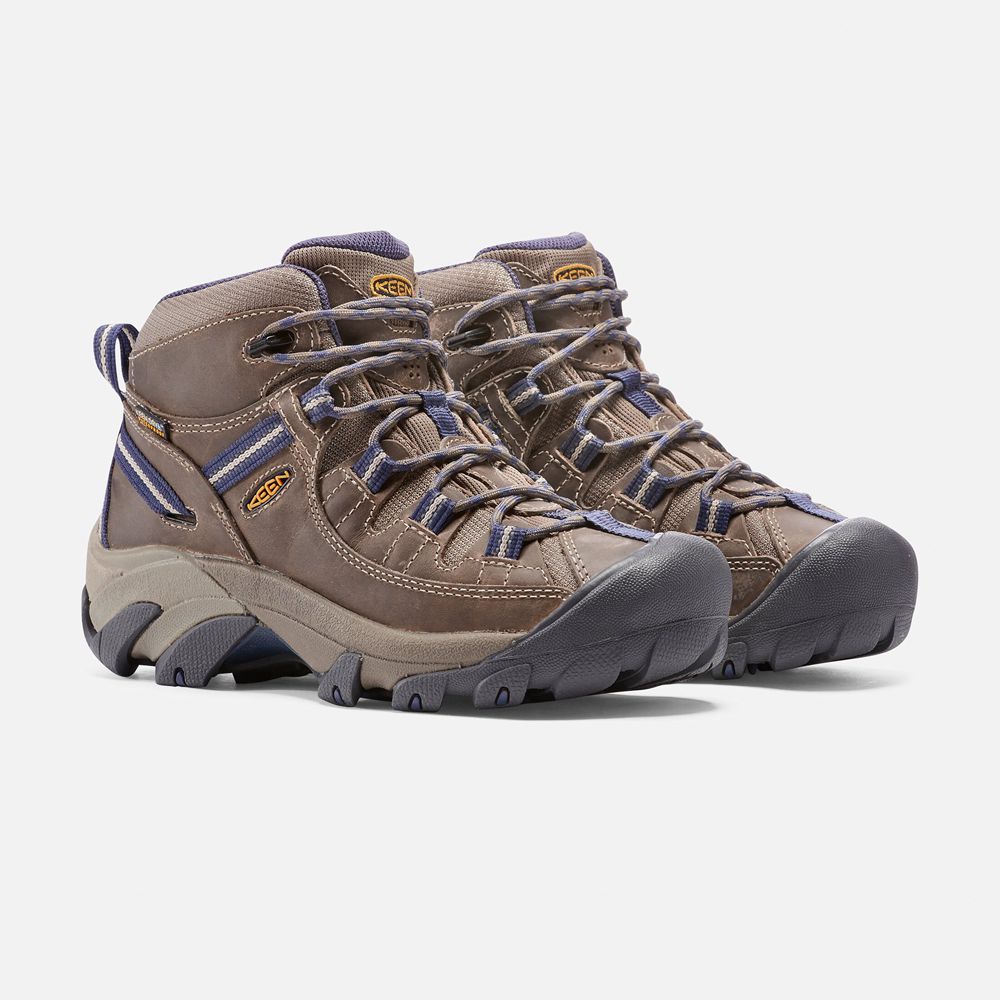 Bottes de Randonnée Keen Femme Marron | Targhee Ii Waterproof Mid | UZEQF-5417